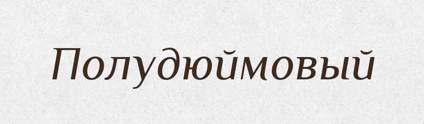 Полудюймовый — Російсько-український академічний словник (А–П)