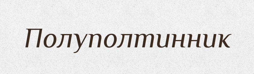 Полуполтинник — Російсько-український академічний словник (А–П)