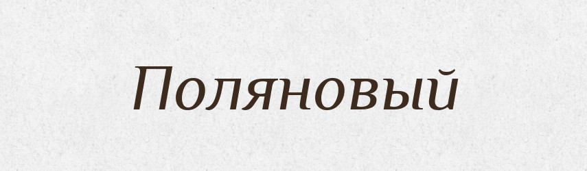 Поляновый — Російсько-український академічний словник (А–П)