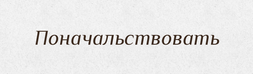 Поначальствовать — Російсько-український академічний словник (А–П)