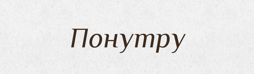 Понутру — Російсько-український академічний словник (А–П)