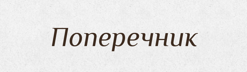 Поперечник — Російсько-український академічний словник (А–П)