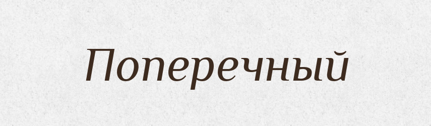 Поперечный — Російсько-український академічний словник (А–П)