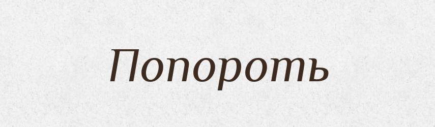 Попороть — Російсько-український академічний словник (А–П)