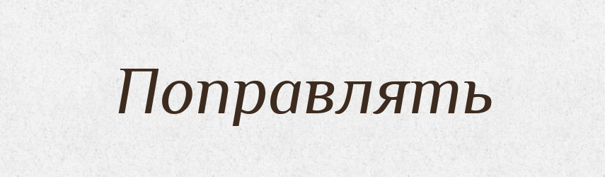 Поправлять — Російсько-український академічний словник (А–П)