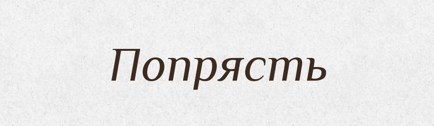 Попрясть — Російсько-український академічний словник (А–П)