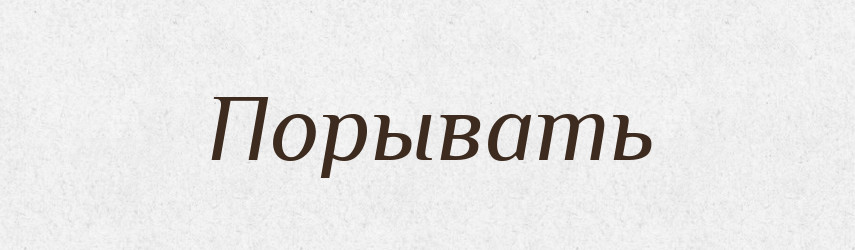 Порывать — Російсько-український академічний словник (А–П)