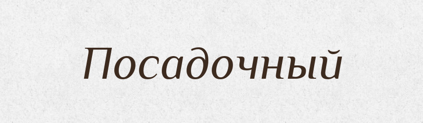 Посадочный — Російсько-український академічний словник (А–П)