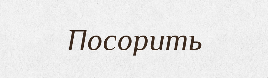 Посорить — Російсько-український академічний словник (А–П)