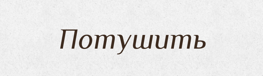Потушить — Російсько-український академічний словник (А–П)