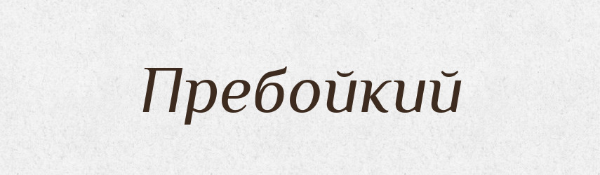 Пребойкий — Російсько-український академічний словник (А–П)