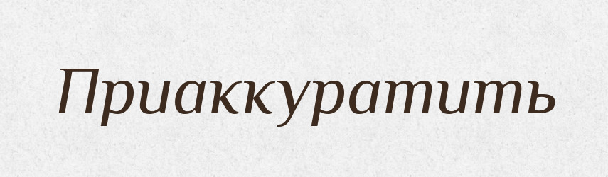 Приаккуратить — Російсько-український академічний словник (А–П)