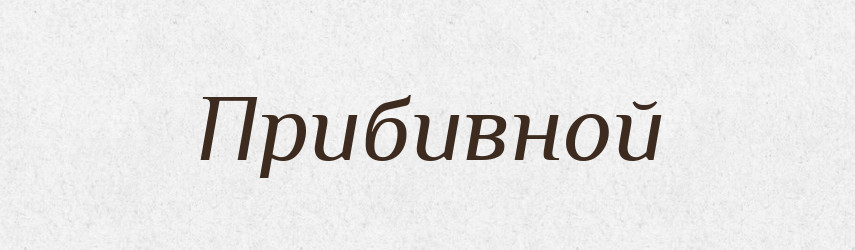 Прибивной — Російсько-український академічний словник (А–П)