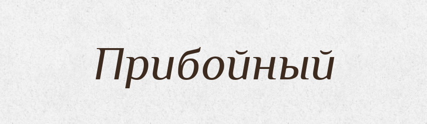 Прибойный — Російсько-український академічний словник (А–П)