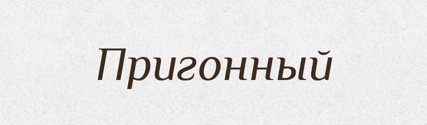 Пригонный — Російсько-український академічний словник (А–П)