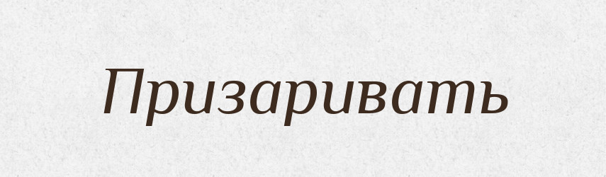 Призаривать — Російсько-український академічний словник (А–П)