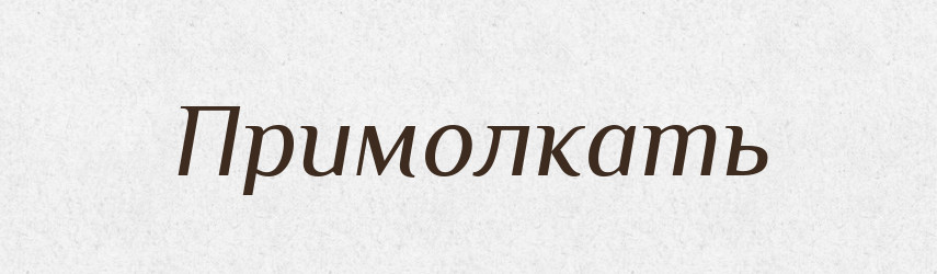 Примолкать — Російсько-український академічний словник (А–П)