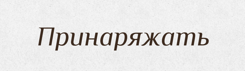 Принаряжать — Російсько-український академічний словник (А–П)