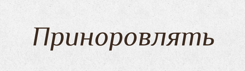 Приноровлять — Російсько-український академічний словник (А–П)