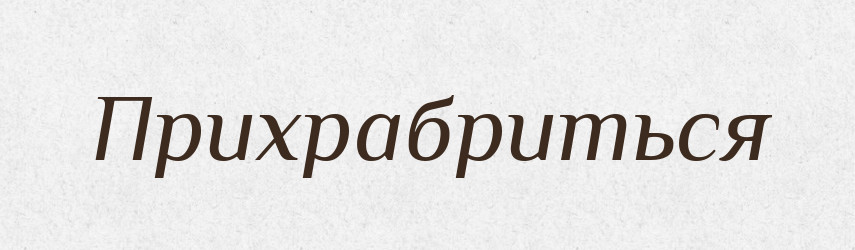 Прихрабриться — Російсько-український академічний словник (А–П)