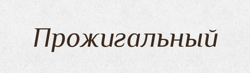 Прожигальный — Російсько-український академічний словник (А–П)