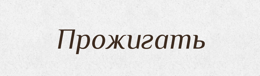 Прожигать — Російсько-український академічний словник (А–П)