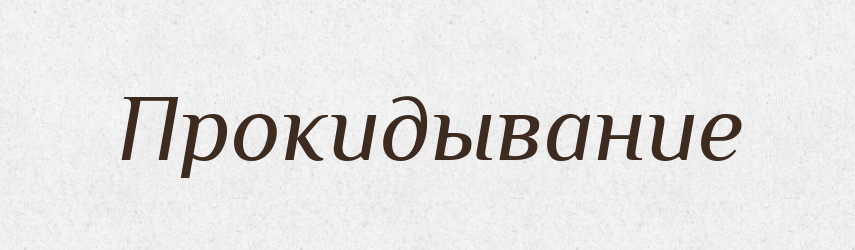 Прокидывание — Російсько-український академічний словник (А–П)