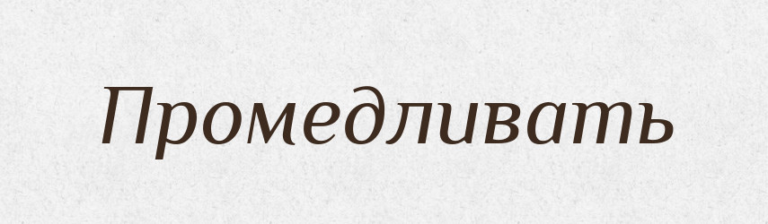 Промедливать — Російсько-український академічний словник (А–П)