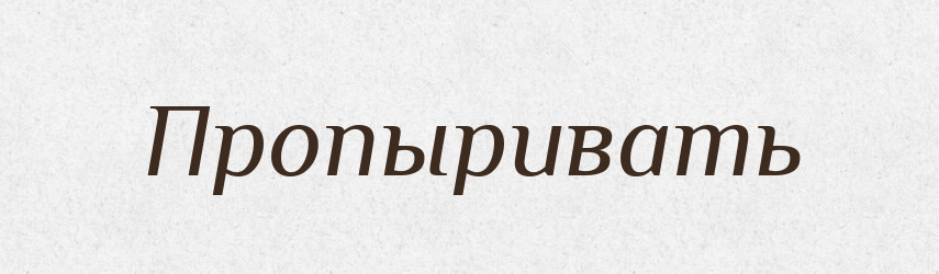 Пропыривать — Російсько-український академічний словник (А–П)