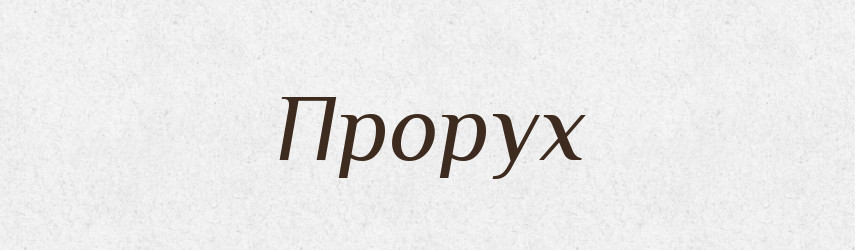 Прорух — Російсько-український академічний словник (А–П)