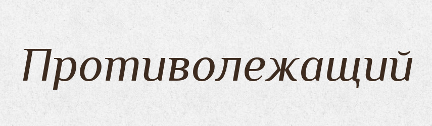Противолежащий — Російсько-український академічний словник (А–П)