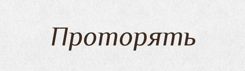Проторять — Російсько-український академічний словник (А–П)