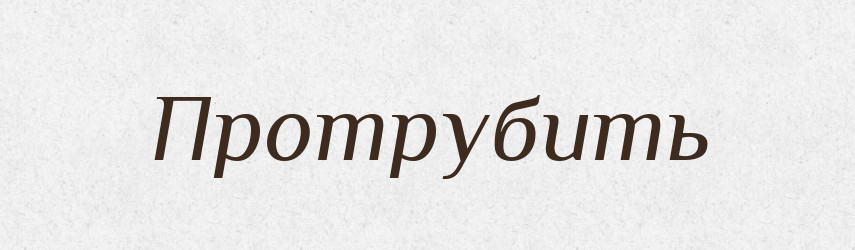 Протрубить — Російсько-український академічний словник (А–П)