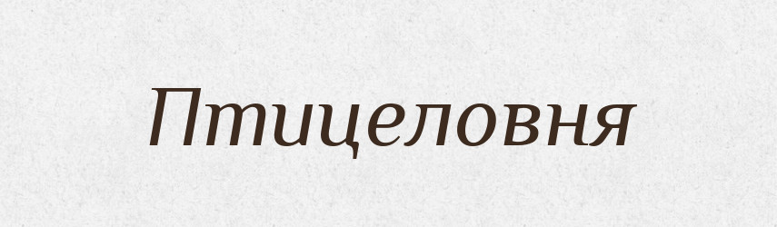 Птицеловня — Російсько-український академічний словник (А–П)