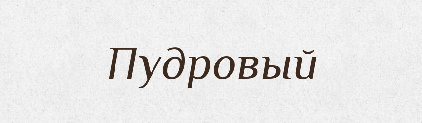 Пудровый — Російсько-український академічний словник (А–П)