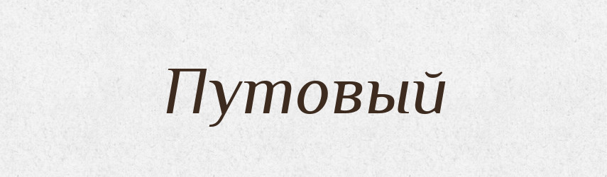 Путовый — Російсько-український академічний словник (А–П)