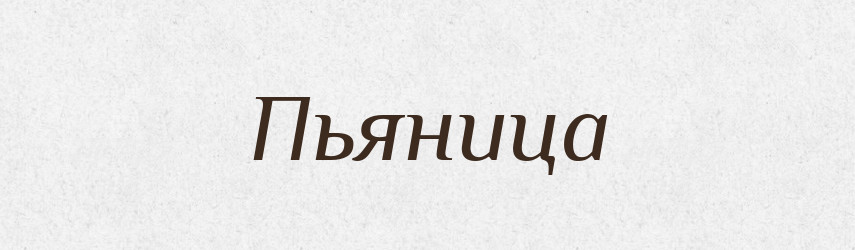 Пьяница — Російсько-український академічний словник (А–П)
