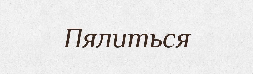 Пялиться — Російсько-український академічний словник (А–П)