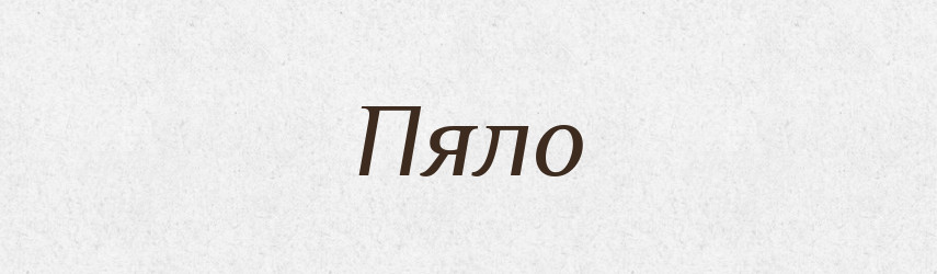 Пяло — Російсько-український академічний словник (А–П)